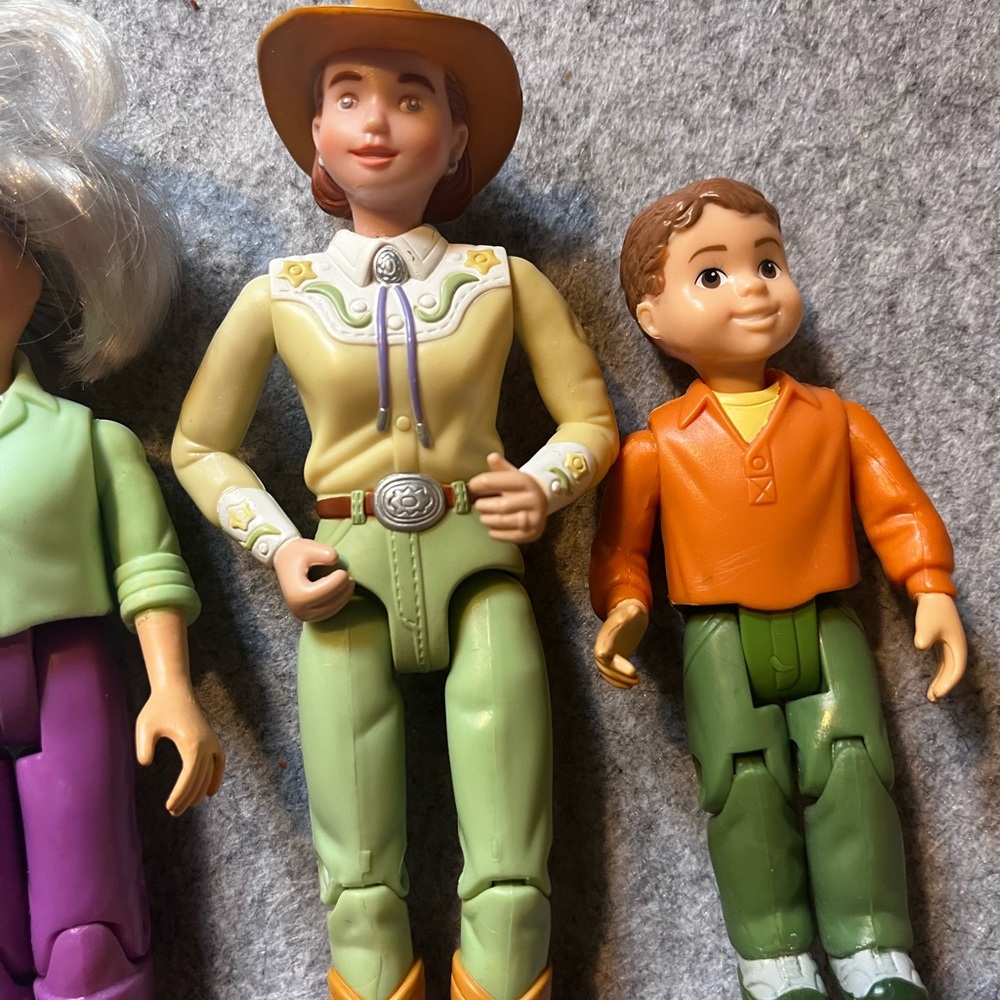 Fisher-Price Loving Family Dollhouse Cowgirl Mom Grandma Small Boy Figures - Picture 3 of 7